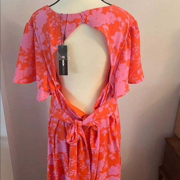 Fashion Nova NWT 3XL Layla floral maxi dress - Picture 5 of 9